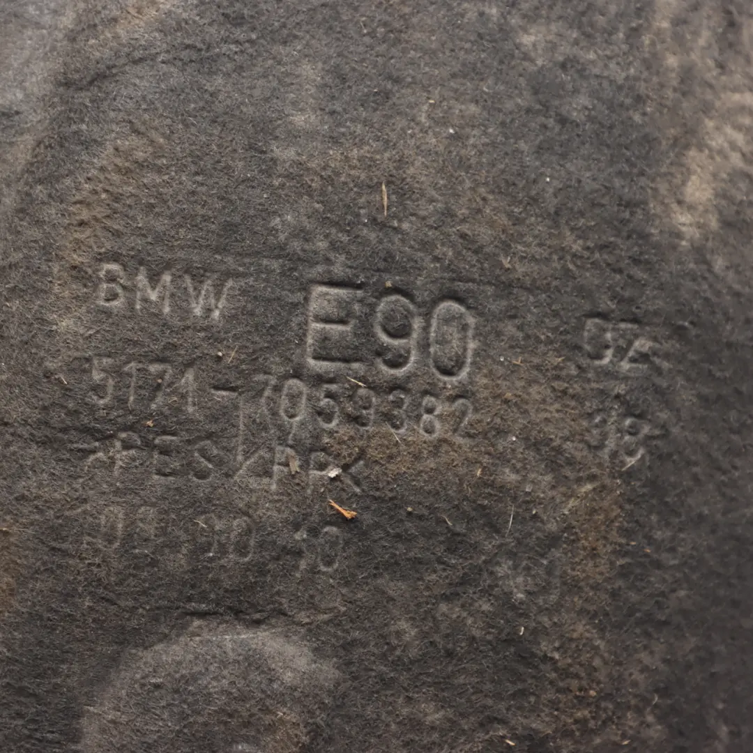 Cubierta Paso Protección Salpicaduras Trasera Derecha Exterior para BMW E90 con número de pieza 7059382 BMW E90 Cubierta Paso Protección Salpicaduras Trasera Derecha Exterior - SKU 7059382-1 - Número de pieza 7059382