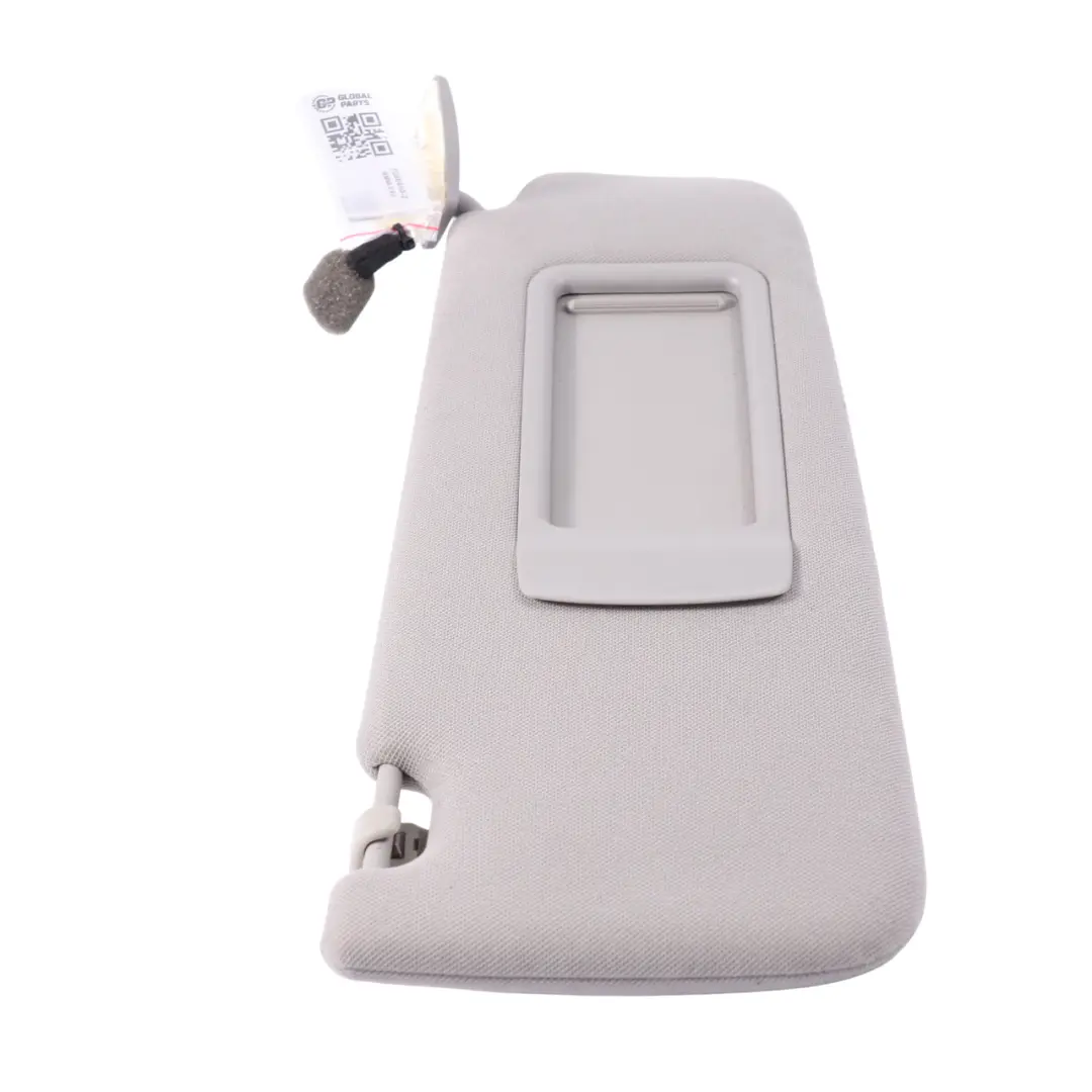 BMW E60 E61 Sun Visor Mirror Illuminated Right O/S Cloth Grey - SKU 7066650-2 - Part number 7066650
