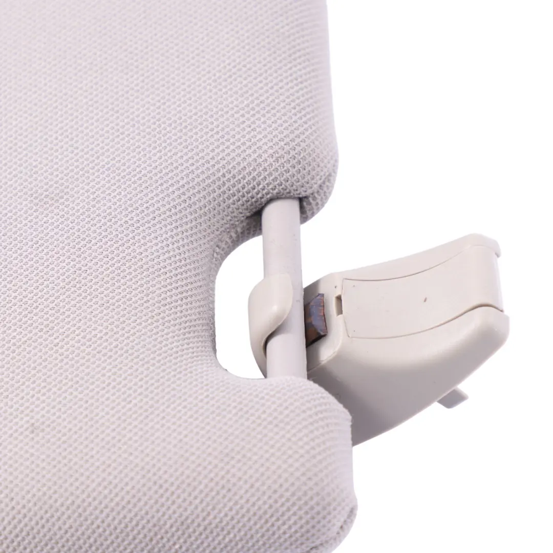 BMW E60 E61 Sun Visor Mirror Illuminated Right O/S Cloth Grey - SKU 7066650-2 - Part number 7066650