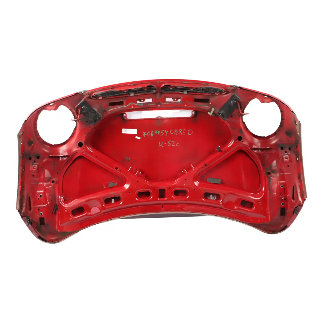 Front Hood Mini R52 R53 Cooper S Bonnet Panel Chili Red - 851 to with Part number 7067754 Front Hood Mini R52 R53 Cooper S Bonnet Panel Chili Red - 851 - SKU 7067754-CHRED - Part number 7067754