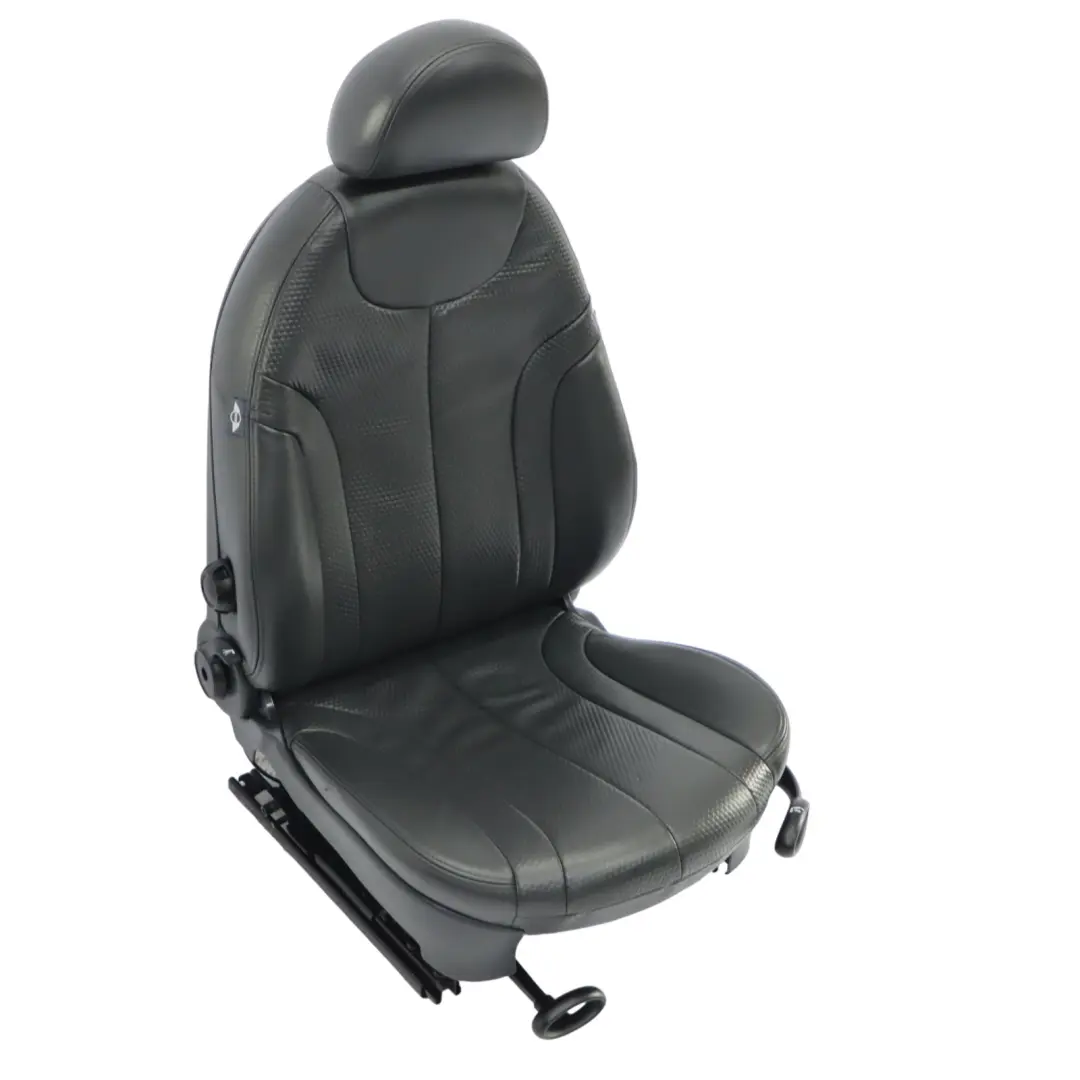 Front Seat Mini Cooper R50 R53 Left N/S Heated Leather Profile Panther Black  - SKU 7073091-2 - Part number 7073091