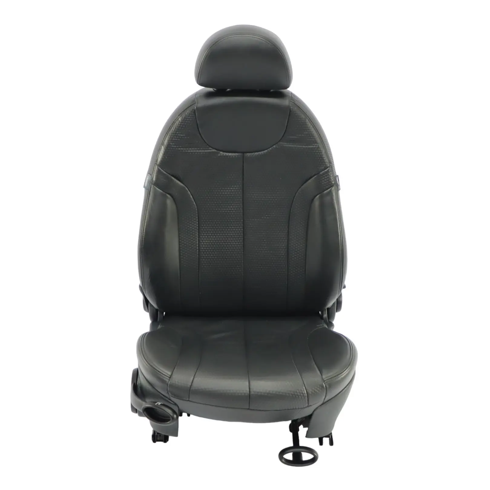 Mini Cooper R50 R53 Front Right O/S Heated Leather Profile Seat Panther Black