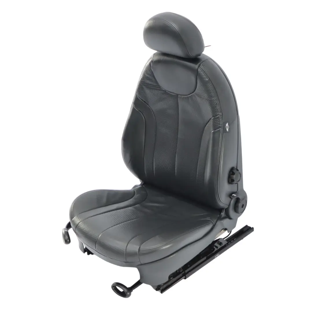 Mini Cooper R50 R53 Vorne Rechts Beheizter Leder Profil Sitz Panther Schwarz - SKU 7073092-1 - Teilenummer 7073092