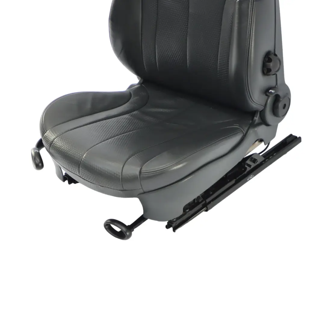 Sedile anteriore destro riscaldato in pelle Panther Nero per Mini Cooper R50 R53 con numero di parte 7073092 Mini Cooper R50 R53 Sedile anteriore destro riscaldato in pelle Panther Nero - SKU 7073092-1 - Numero di parte 7073092