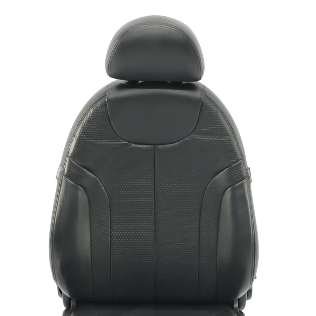 Mini Cooper R50 R53 Front Right O/S Heated Leather Profile Seat Panther Black - SKU 7073092-1 - Part number 7073092