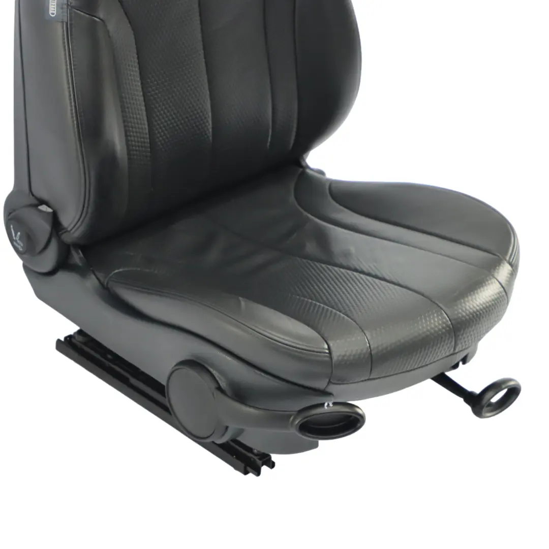 Fotel Prawy Przód Grzany Skóra Czarna do Mini Cooper R50 R53 o numerze 7073092 Mini Cooper R50 R53 Fotel Prawy Przód Grzany Skóra Czarna - SKU 7073092-1 - Numer Części 7073092