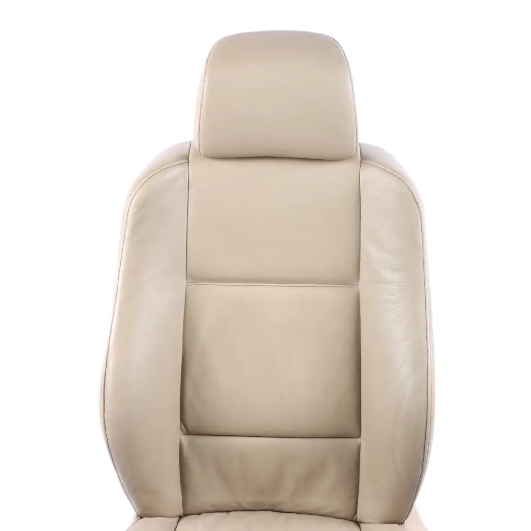 Front Seat Sport Left N/S Heated Memory Leather Dakota Light Beige to BMW X5 E53 with Part number 7077555 BMW X5 E53 Front Seat Sport Left N/S Heated Memory Leather Dakota Light Beige - SKU rhd-7077555-1 - Part number 7077555