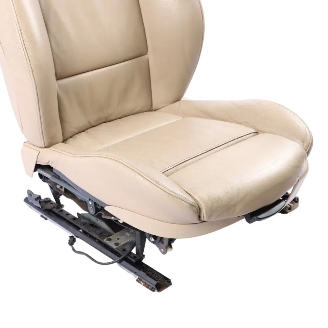 BMW X5 E53 Front Seat Sport Left N/S Heated Memory Leather Dakota Light Beige - SKU rhd-7077555-1 - Part number 7077555