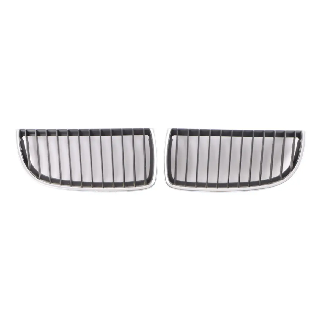 Grille Set BMW E90 E91 Front Trim Left Right N/O/S Frame Panel Chrome 7120008  - SKU 7120007-7120008-1 - Part number 7120007
