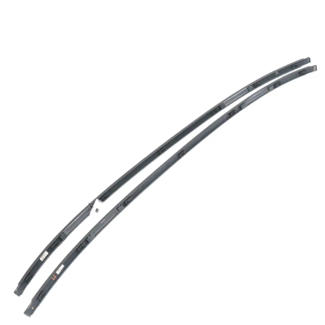 Techo Moldura Franja Derecha Izquierda Canalón Rail Trim Set para BMW E90 con número de pieza 7124253 BMW E90 Techo Moldura Franja Derecha Izquierda Canalón Rail Trim Set - SKU 7124253 - Número de pieza 7124253