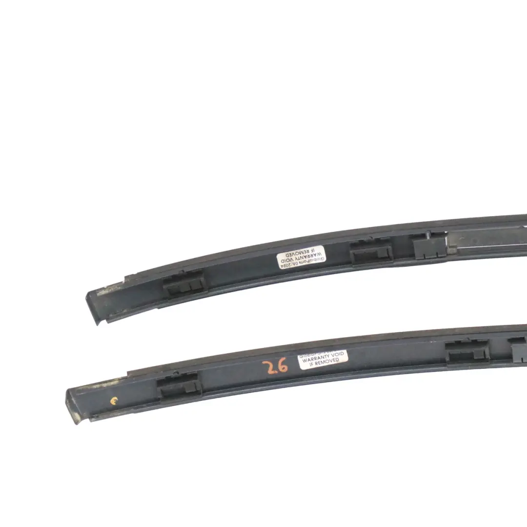 BMW E90 Roof Moulding Strip Gutter Rail Trim Right Left N/O/S Set - SKU 7124253 - Part number 7124253