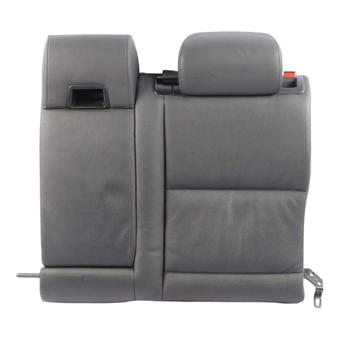 BMW E61 Rear Backrest Cover Left N/S Seat Back Cover Rest Black Leather - SKU 7125229-2 - Part number 7125229