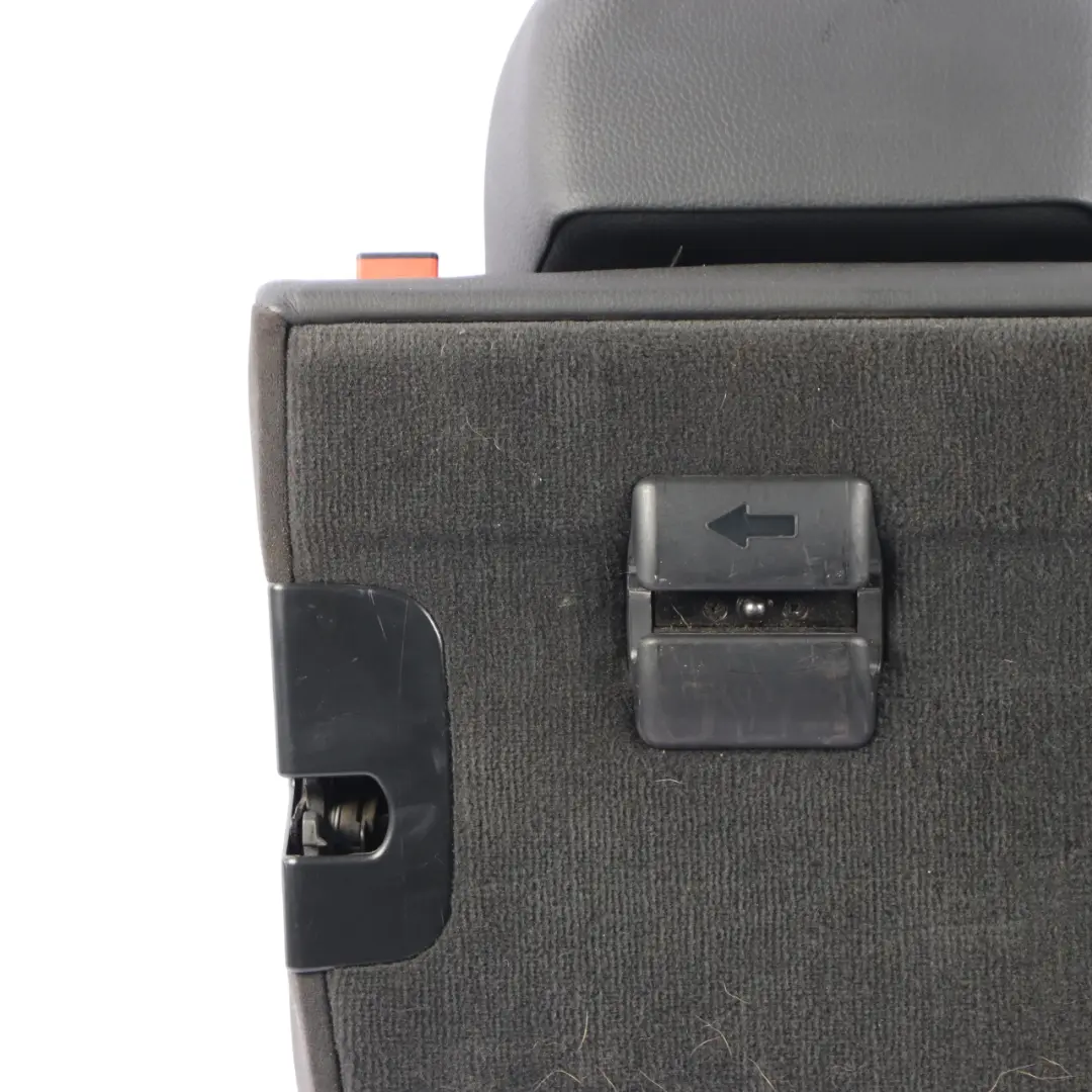 BMW E61 Rear Backrest Cover Left N/S Seat Back Cover Rest Black Leather - SKU 7125229-2 - Part number 7125229