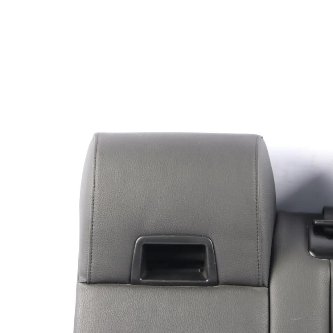 BMW E61 Rear Backrest Cover Left N/S Seat Back Cover Rest Black Leather - SKU 7125229-2 - Part number 7125229