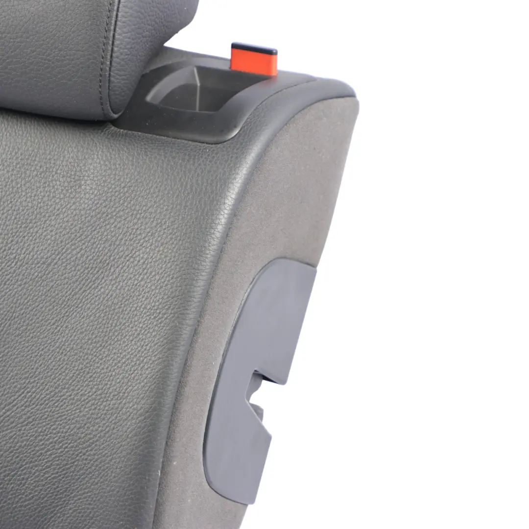 BMW E61 Rear Backrest Cover Left N/S Seat Back Cover Rest Black Leather - SKU 7125229-2 - Part number 7125229