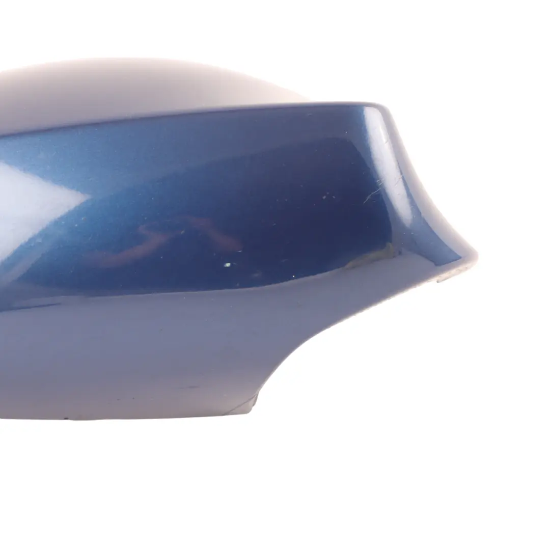 BMW E81 E82 E87 E88 Right O/S Cover Casing Wing Cap Mirror Le Mans Blue - 381 - SKU 7125558-LMB - Part number 7125558