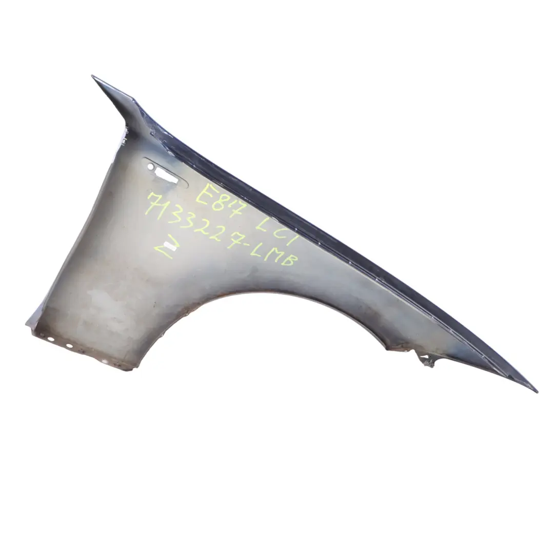 BMW E81 E87 Side Panel Wing Fender Front Left N/S Le Mans Blau Blue - 381 - SKU 7133227-LMB - Part number 7133227