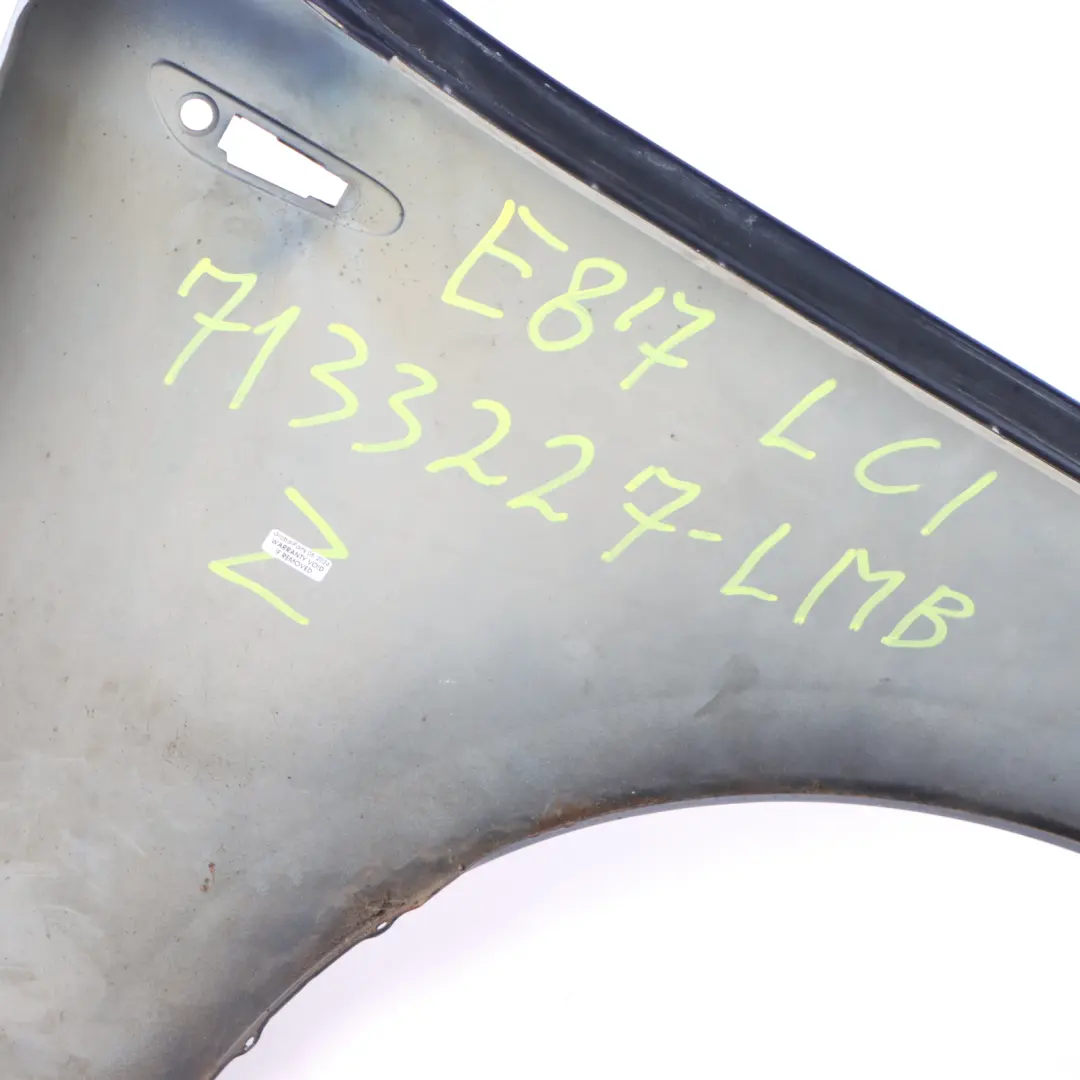 BMW E81 E82 E87 Błotnik Lewy Przedni Le Mans Blau - SKU 7133227-LMB - Numer Części 7133227