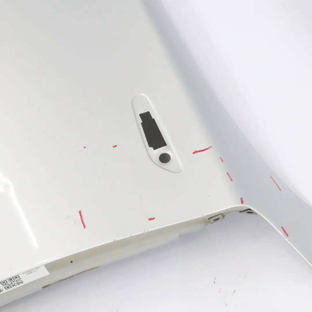 BMW E81 E87 Panel lateral Wing Fender Delantero Izquierdo Titansilber Plata 354 - SKU 7133227-TS3 - Número de pieza 7133227