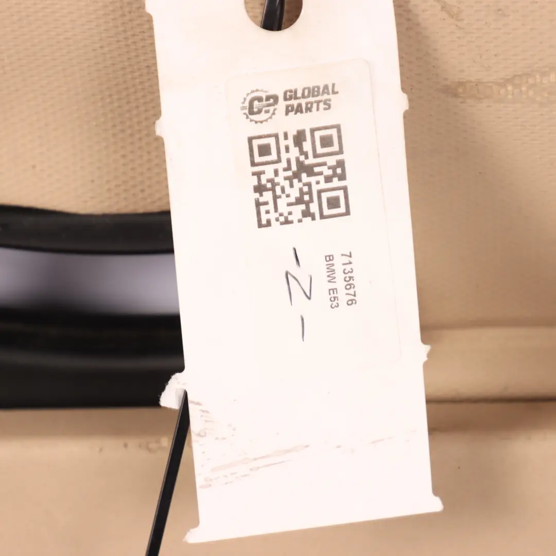 Trunk Roller Blind Parcel Shelf Load Cover Hellbeige to BMW X5 E53 Rear with Part number 7135676 BMW X5 E53 Rear Trunk Roller Blind Parcel Shelf Load Cover Hellbeige - SKU 7135676 - Part number 7135676