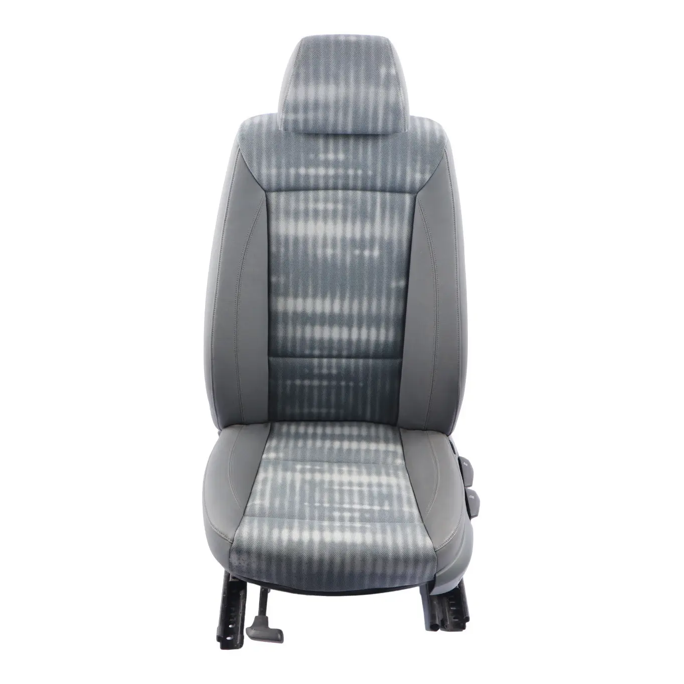 BMW 1 Series E87 Front Left N/S Cloth / Imitation Leather Seat Alaska Grey
