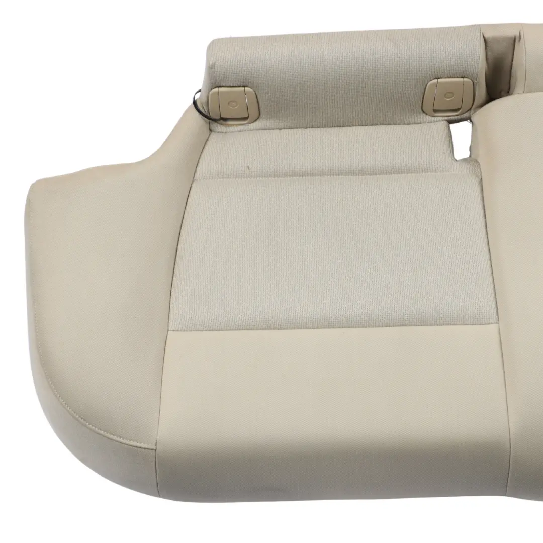 Bench Backrest Seat Set Cloth Fabric Fluid Beige Interior to BMW E90 Saloon Rear with Part number 7146878 BMW E90 Saloon Rear Bench Backrest Seat Set Cloth Fabric Fluid Beige Interior - SKU 7146878 - Part number 7146878