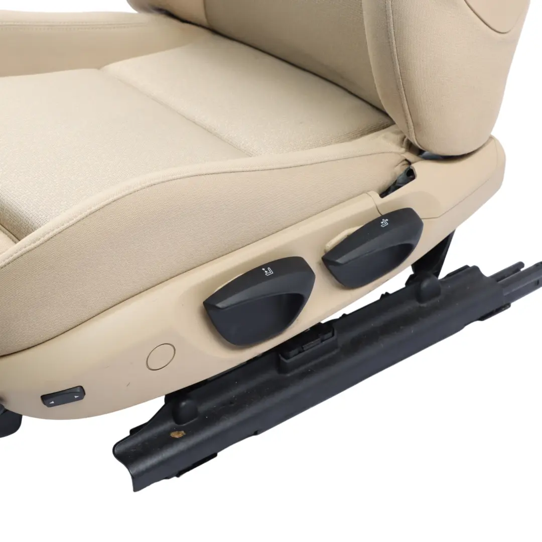 Front Left N/S M Sport Seat Fabric Cloth Fluid Beige Interior BMW E90 E91 - SKU 7147981 - Part number 7147981