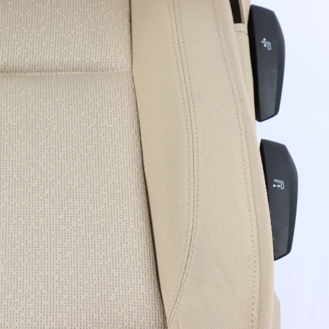 Front Left N/S M Sport Seat Fabric Cloth Fluid Beige Interior to BMW E90 E91 with Part number 7147981 BMW E90 E91 Front Left N/S M Sport Seat Fabric Cloth Fluid Beige Interior - SKU 7147981 - Part number 7147981