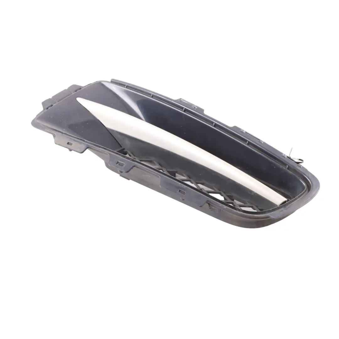 BMW E70 Front Bumper Trim Closed Grid Left Grille Black Sapphire Metallic - 475 - SKU 7159593-MB - Part number 7159593