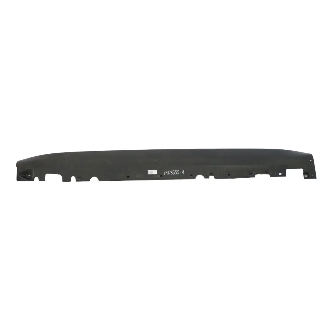 BMW X5 E70 Bas de caisse gauche Panneau de recouvrement Plaque de base aluminium - SKU 7163555-1 - Numéro de pièce 7163555