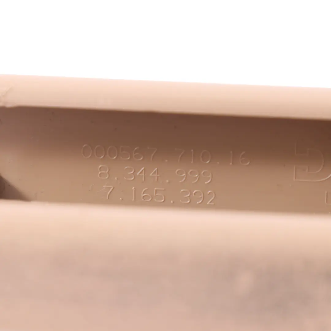 BMW X5 E70 X6 E71 Front Seat Rail Cover Rear Right O/S Trim Beige - SKU 7165392-1 - Part number 7165392