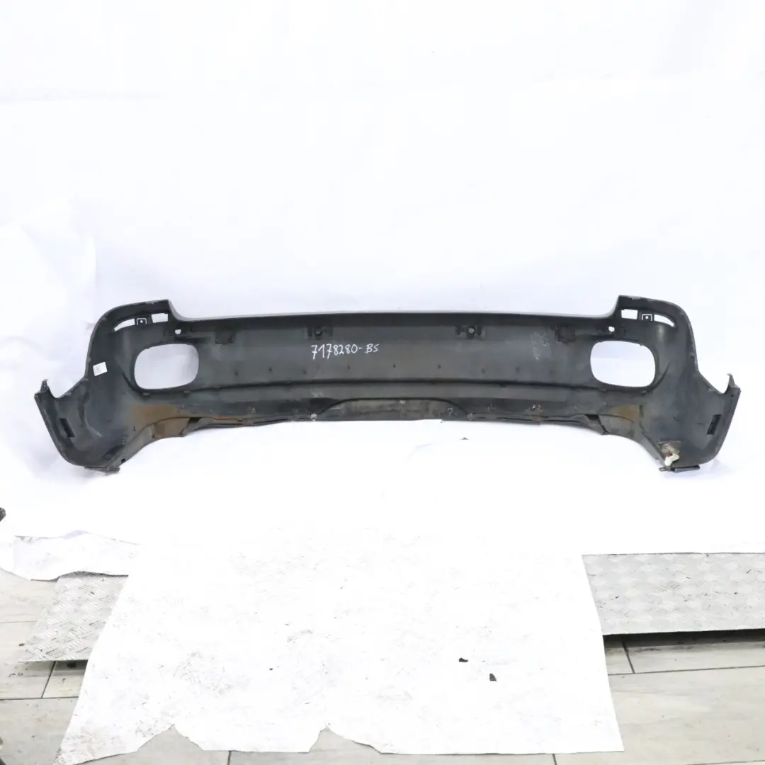Bumper Trim Panel Cover Covering Black Sapphire Metallic - 475 to BMW X5 E70 Rear with Part number 7178280 BMW X5 E70 Rear Bumper Trim Panel Cover Covering Black Sapphire Metallic - 475 - SKU 7178280-BS - Part number 7178280