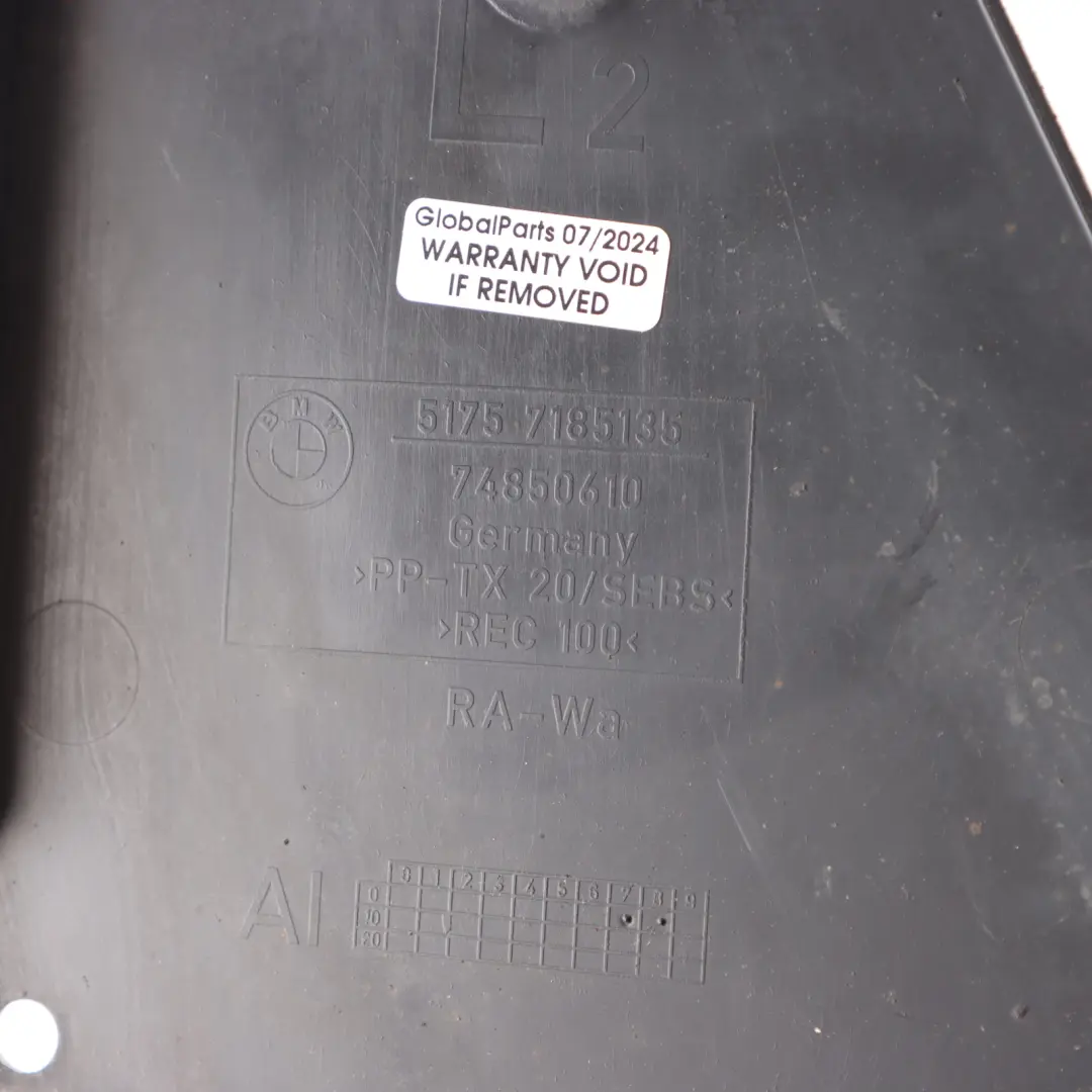 BMW F01 F02 F03 F04 Kraftstofftank Deckel Dichtung Gehäusedeckel Hinten Links - SKU 7185135 - Teilenummer 7185135