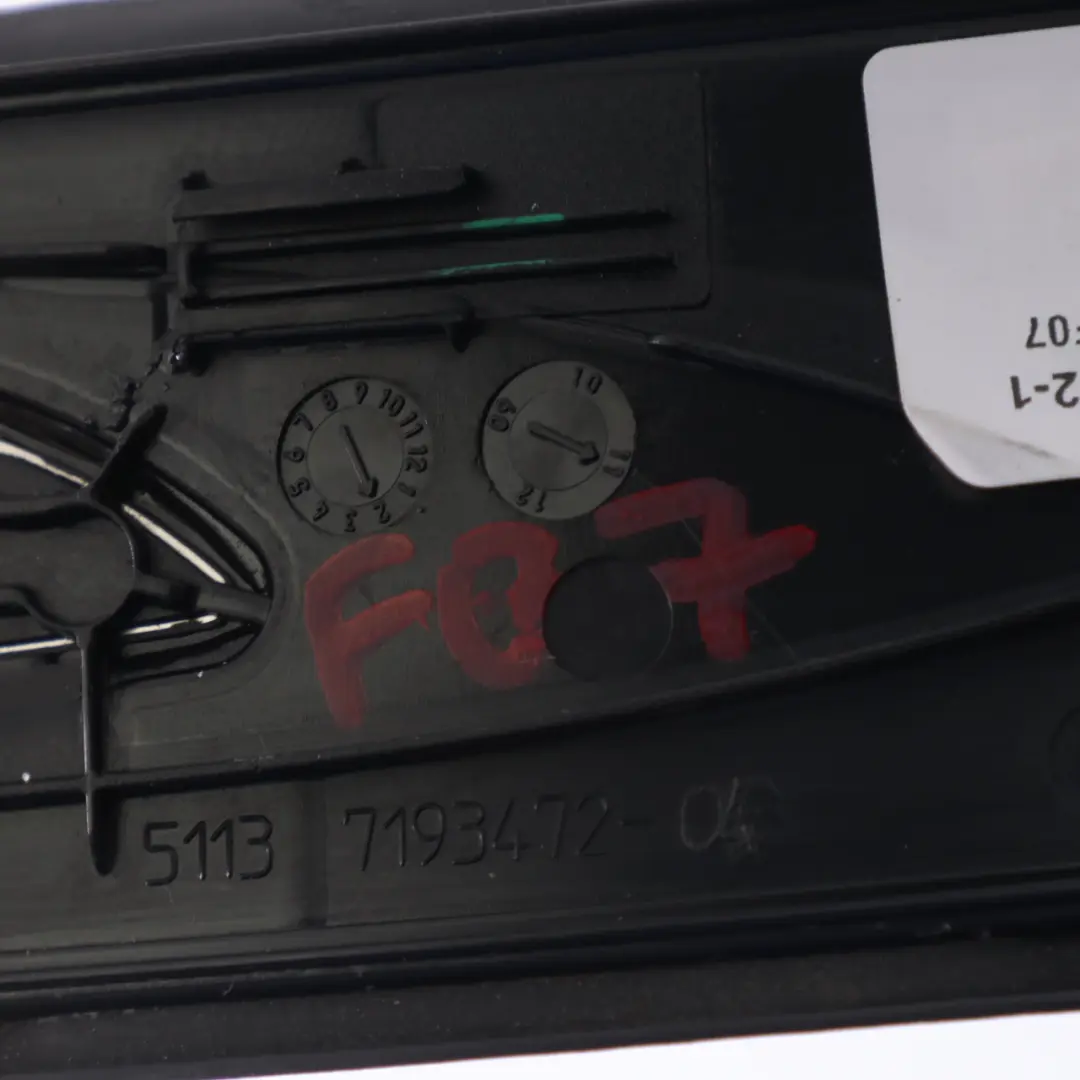 Tapa Puerta Entrada BMW F07 GT Trasera Derecha Embellecedor Tira para con número de pieza 7193472 Tapa Puerta Entrada BMW F07 GT Trasera Derecha Embellecedor Tira - SKU 7193472-1 - Número de pieza 7193472