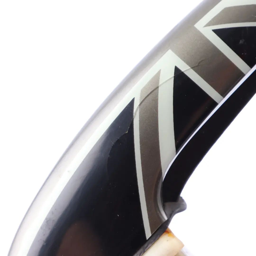 Grab Handle Mini R50 R55 R56 Left Right N/O/S Door Black Union Jack Cover to with Part number 7198472 Grab Handle Mini R50 R55 R56 Left Right N/O/S Door Black Union Jack Cover - SKU 7198472-3 - Part number 7198472