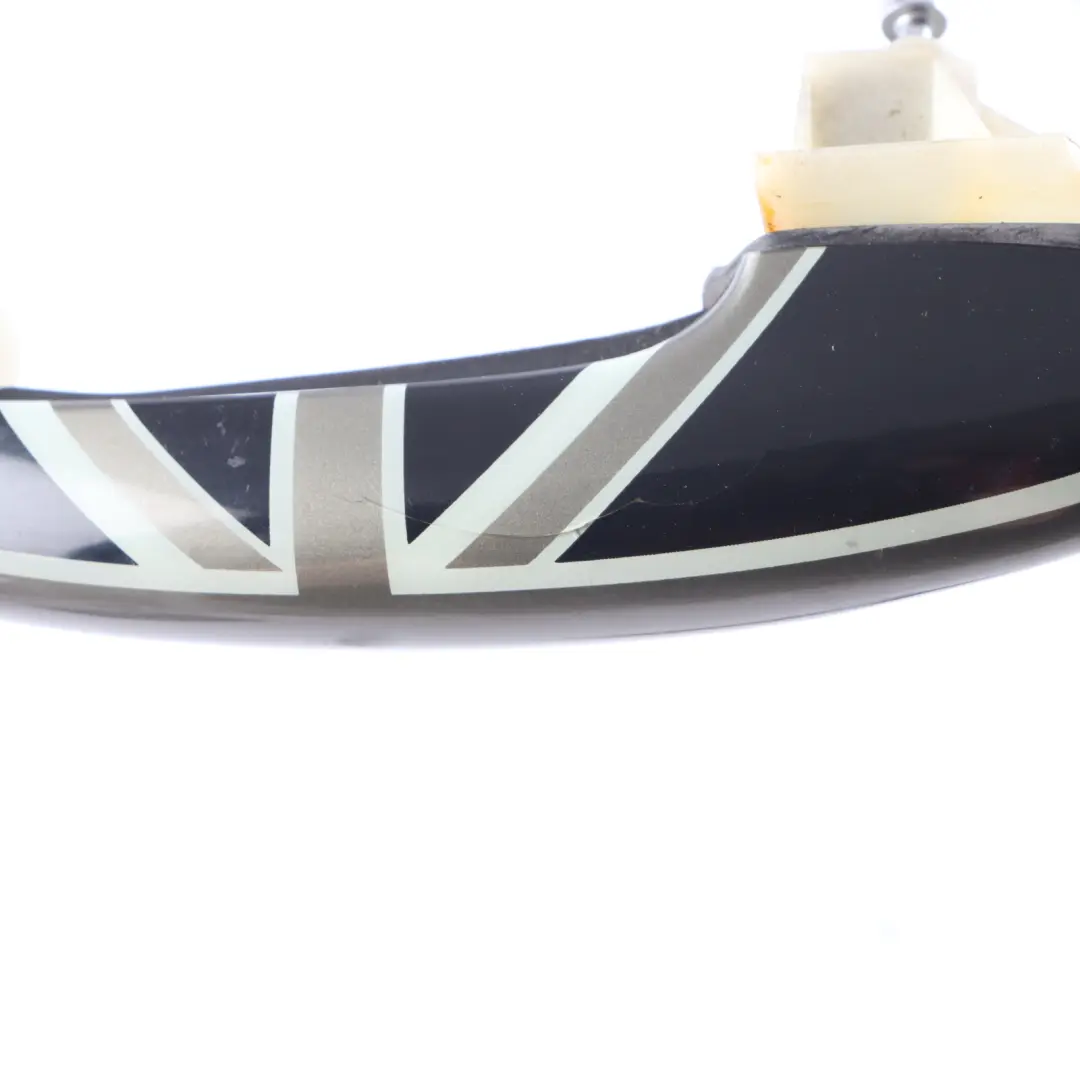 Grab Handle Mini R50 R55 R56 Left Right N/O/S Door Black Union Jack Cover to with Part number 7198472 Grab Handle Mini R50 R55 R56 Left Right N/O/S Door Black Union Jack Cover - SKU 7198472-3 - Part number 7198472