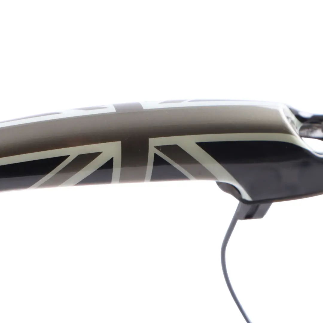 Grab Handle Mini R50 R55 R56 Left Right N/O/S Door Black Union Jack Cover to with Part number 7198472 Grab Handle Mini R50 R55 R56 Left Right N/O/S Door Black Union Jack Cover - SKU 7198472-3 - Part number 7198472