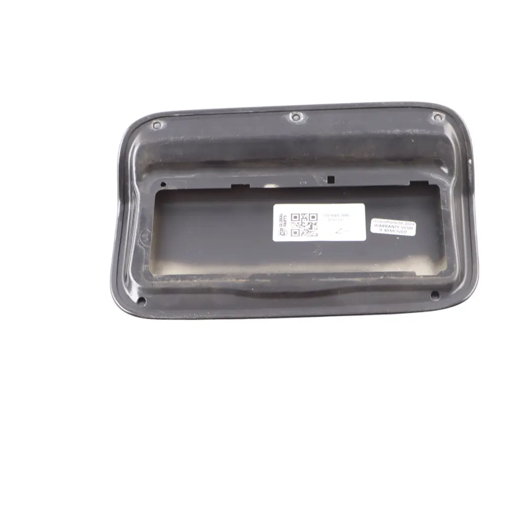 BMW F07 GT Fuel Filler Fill-In Flap Cover Black Sapphire Metallic - 475 - SKU 7201689-SBR - Part number 7201689