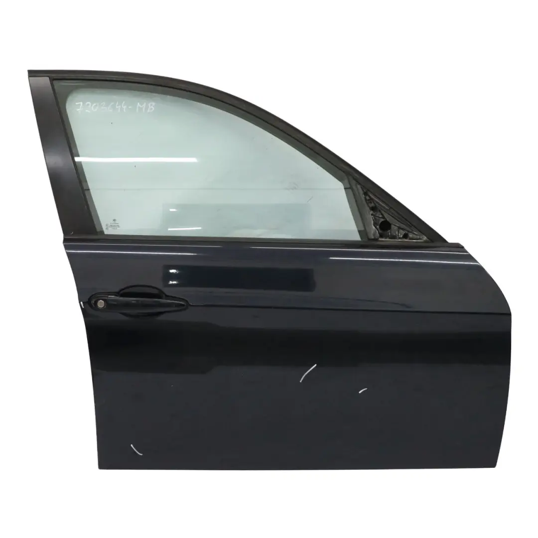 Door Front Right O/S Monacoblau Monaco Blau Blue - A35 to BMW E90 E91 with Part number 7203644 BMW E90 E91 Door Front Right O/S Monacoblau Monaco Blau Blue - A35 - SKU 7203644-MB - Part number 7203644