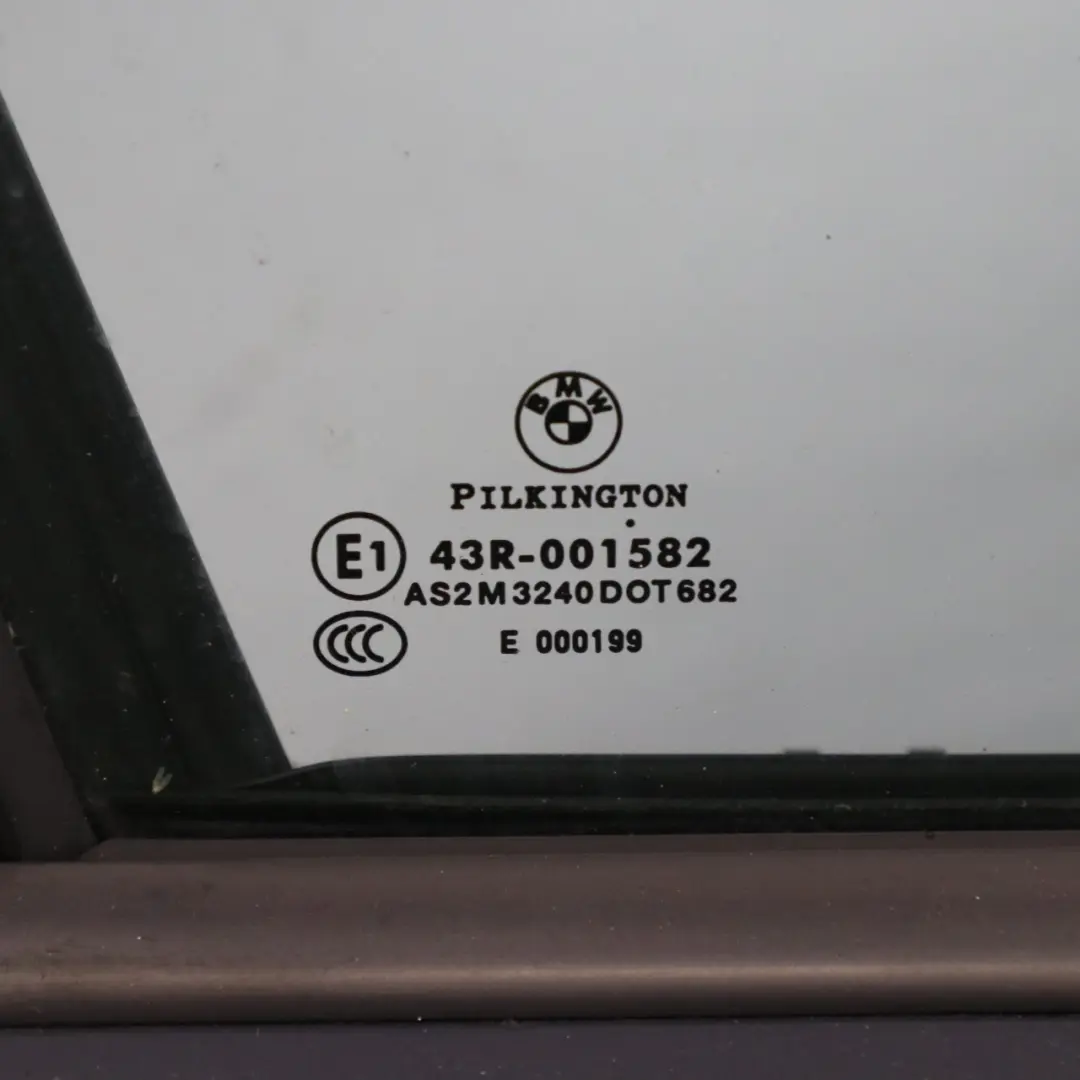 BMW E90 E91 Drzwi Prawe Przednie Monacoblau Niebieski Metalik - A35 - SKU 7203644-MB - Numer Części 7203644