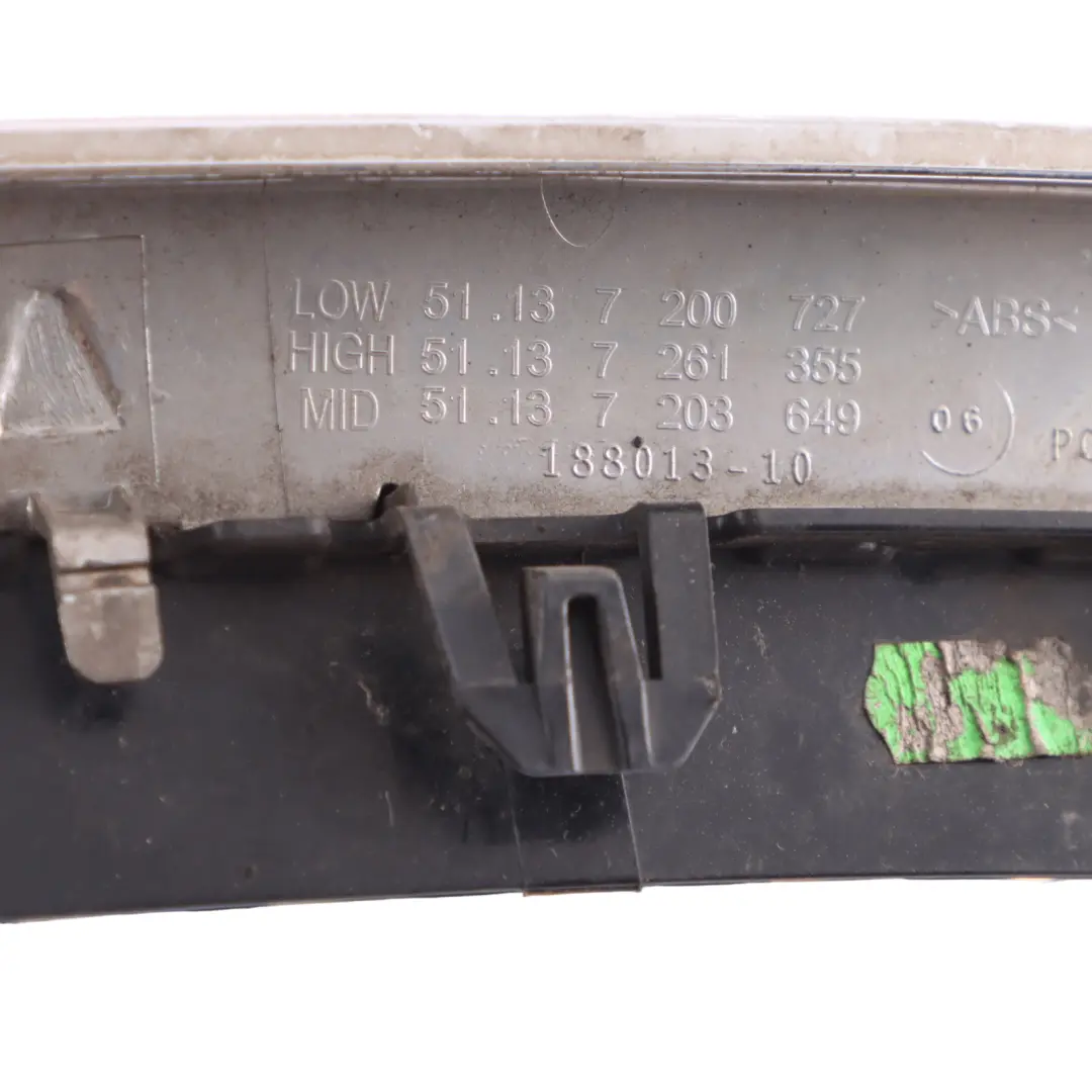 Griglia paraurti anteriore BMW F10 F11 Ingresso aria rene sinistro per con numero di parte 7203649 Griglia paraurti anteriore BMW F10 F11 Ingresso aria rene sinistro - SKU 7203649 - Numero di parte 7203649