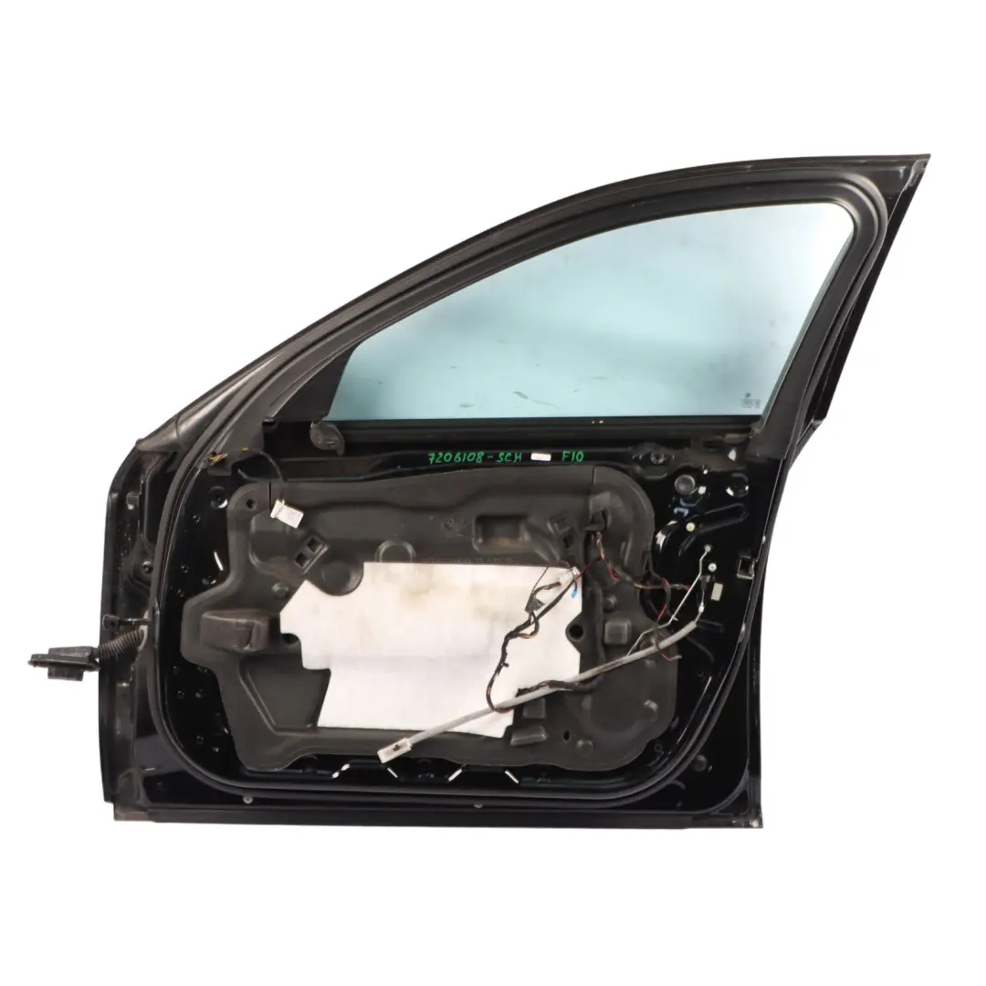 BMW F10 F11 Door Front Right O/S Schwarz 2 Black - 668 - SKU 7206108-SCH - Part number 7206108