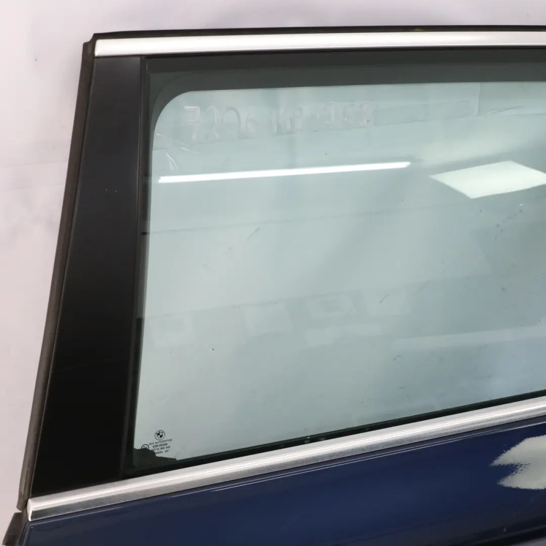 BMW F11 Touring Porta posteriore sinistra Tiefseeblau Deep Sea Blue - A76 - SKU 7206119-DSB - Numero di parte 7206119