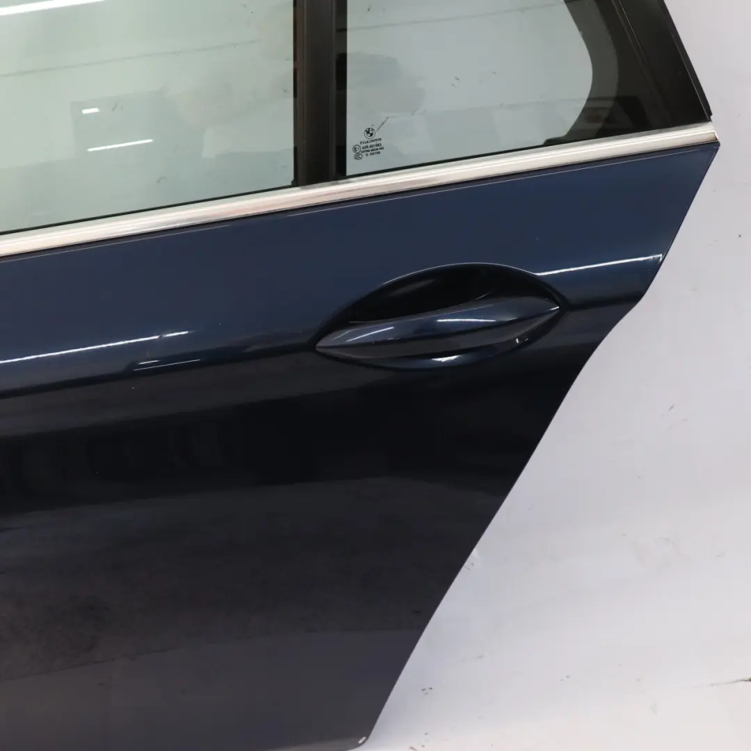 BMW F11 Touring Door Rear Left N/S Tiefseeblau Deep Sea Blue - A76 - SKU 7206119-DSB - Part number 7206119