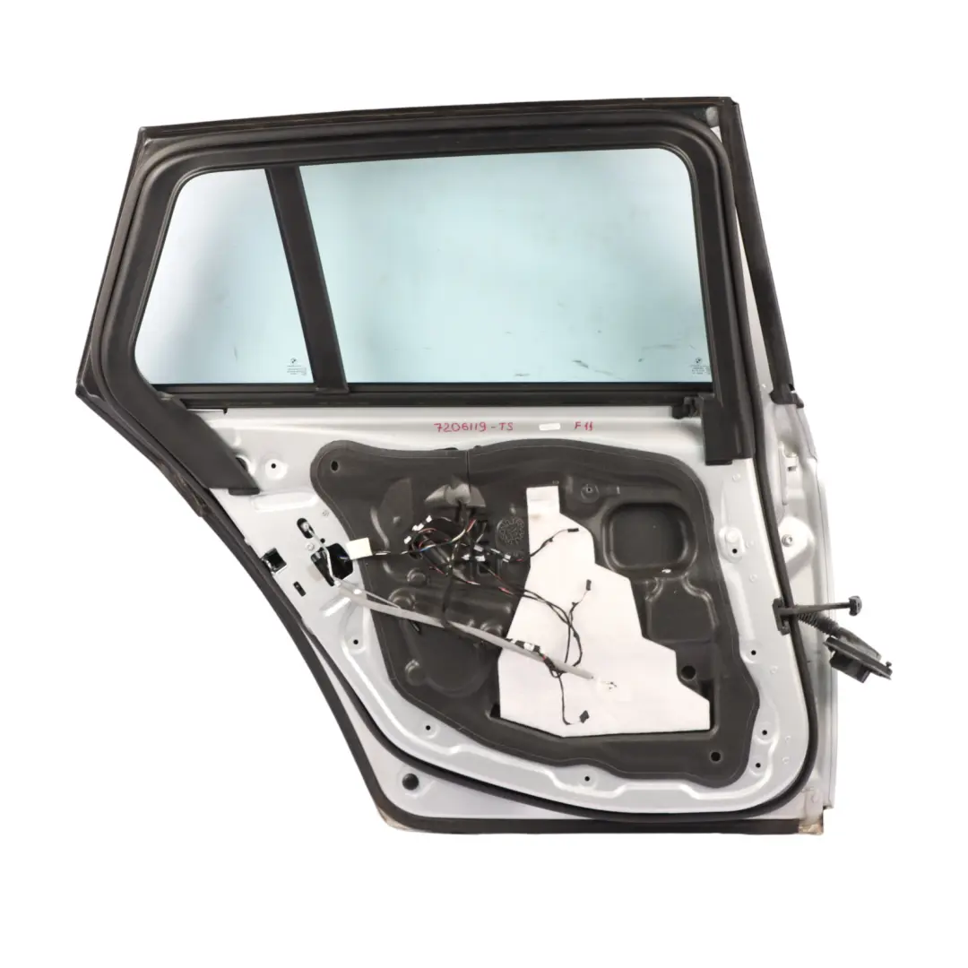 Door Rear Left N/S Titansilber Titan Silver Metallic - 354 to BMW F11 Touring with Part number 7206119 BMW F11 Touring Door Rear Left N/S Titansilber Titan Silver Metallic - 354 - SKU 7206119-TS - Part number 7206119