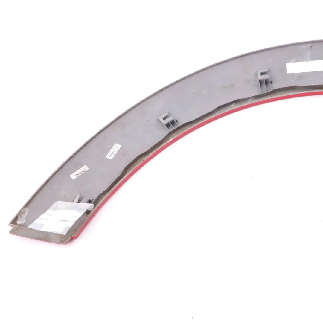 Mini R56 R57 LCI Osłona Nadkole Listwa Prawy Tył Czerwona Chili Red - 851 - SKU 7208422-CHRED - Numer Części 7208422