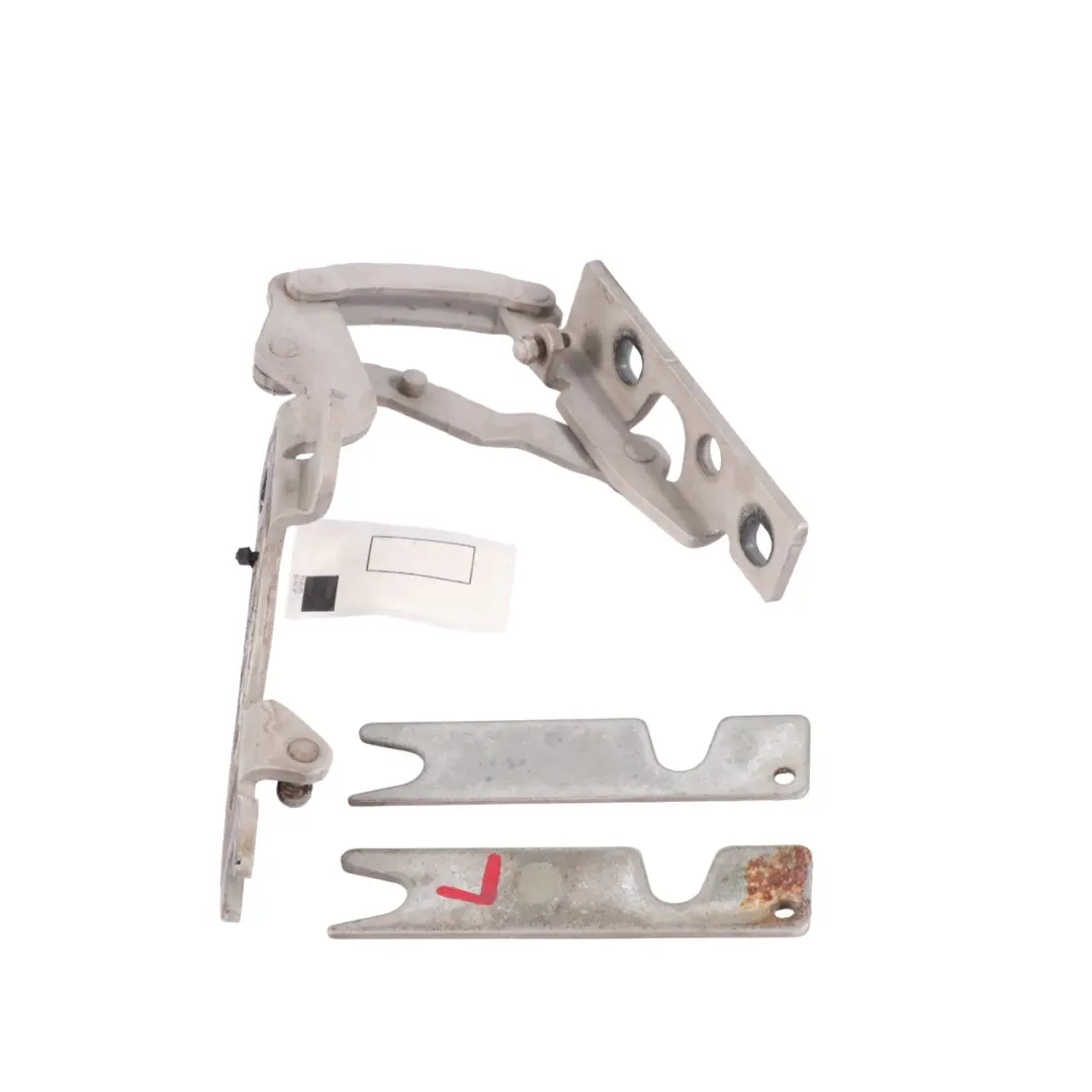 BMW E63 E64 Hood Bonnet Hinge Front Left N/S Titansilber Silver Metallic 354 - SKU 7210669-TS - Part number 7210669