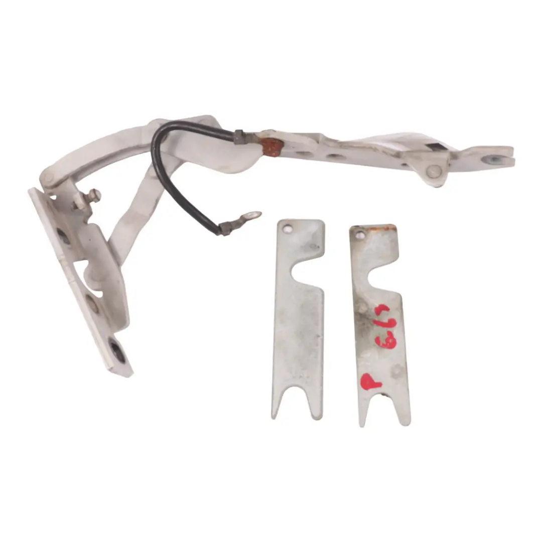 BMW E63 E64 Hood Bonnet Hinge Front Right O/S Titansilber Silver Metallic 354 - SKU 7210670-TS - Part number 7210670