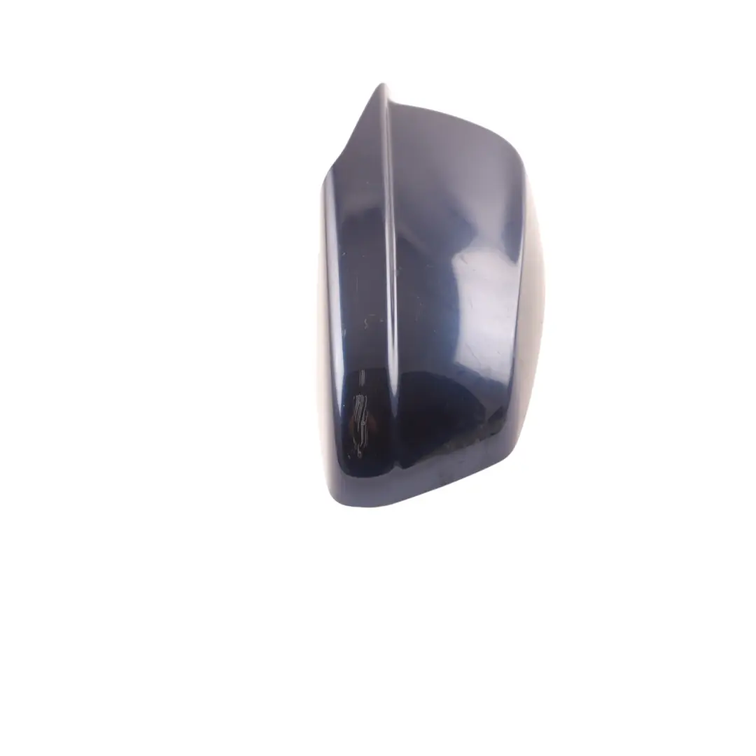 BMW F10 F11 Wing Mirror Cover Cap Casing Left Tiefseeblau Blue Metallic - A76 - SKU 7216369-DSB - Part number 7216369