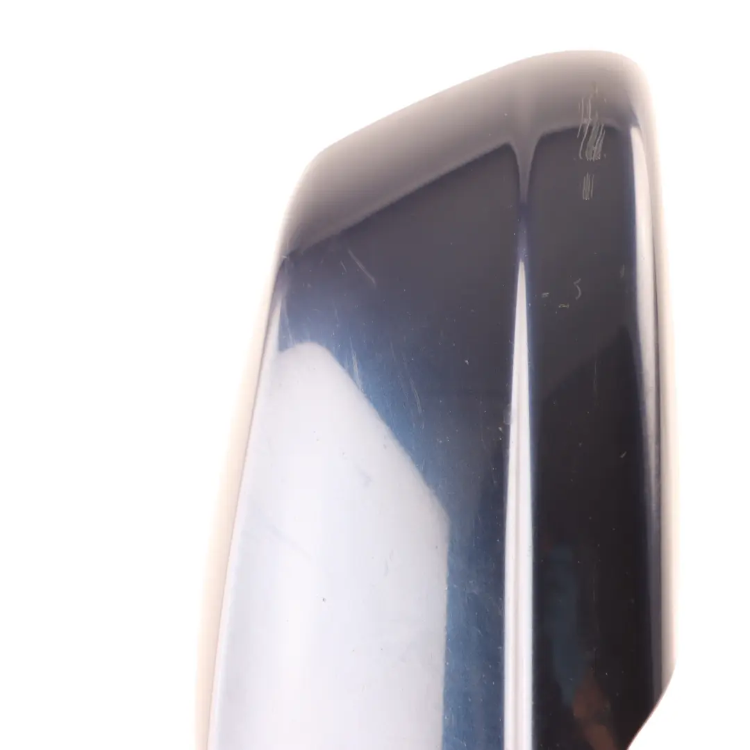 Wing Mirror Cover Cap Casing Left Tiefseeblau Blue Metallic - A76 to BMW F10 F11 with Part number 7216369 BMW F10 F11 Wing Mirror Cover Cap Casing Left Tiefseeblau Blue Metallic - A76 - SKU 7216369-DSB - Part number 7216369